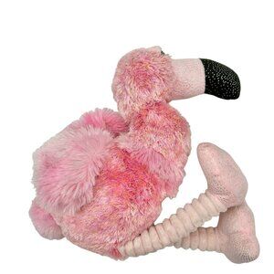 Wild Republic Pink Flamingo Stuffed Animal Plush Toy With Glitter Legs Beak